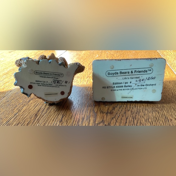 Boyds Bears & Friends Set Of 4 Retired Vintage Figurines - Picture 5 of 10